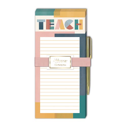 Magnetic List Pad with Pen