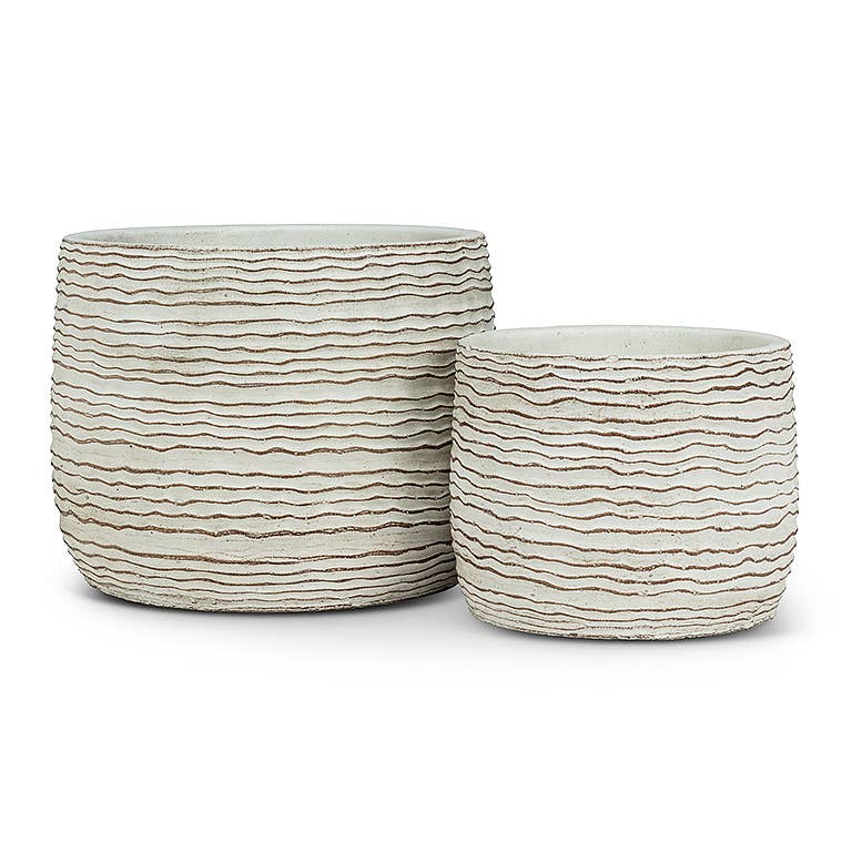 Sm Wavy Ripple Planter