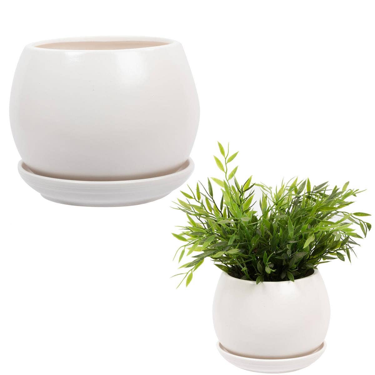 Matte Ceramic Planter