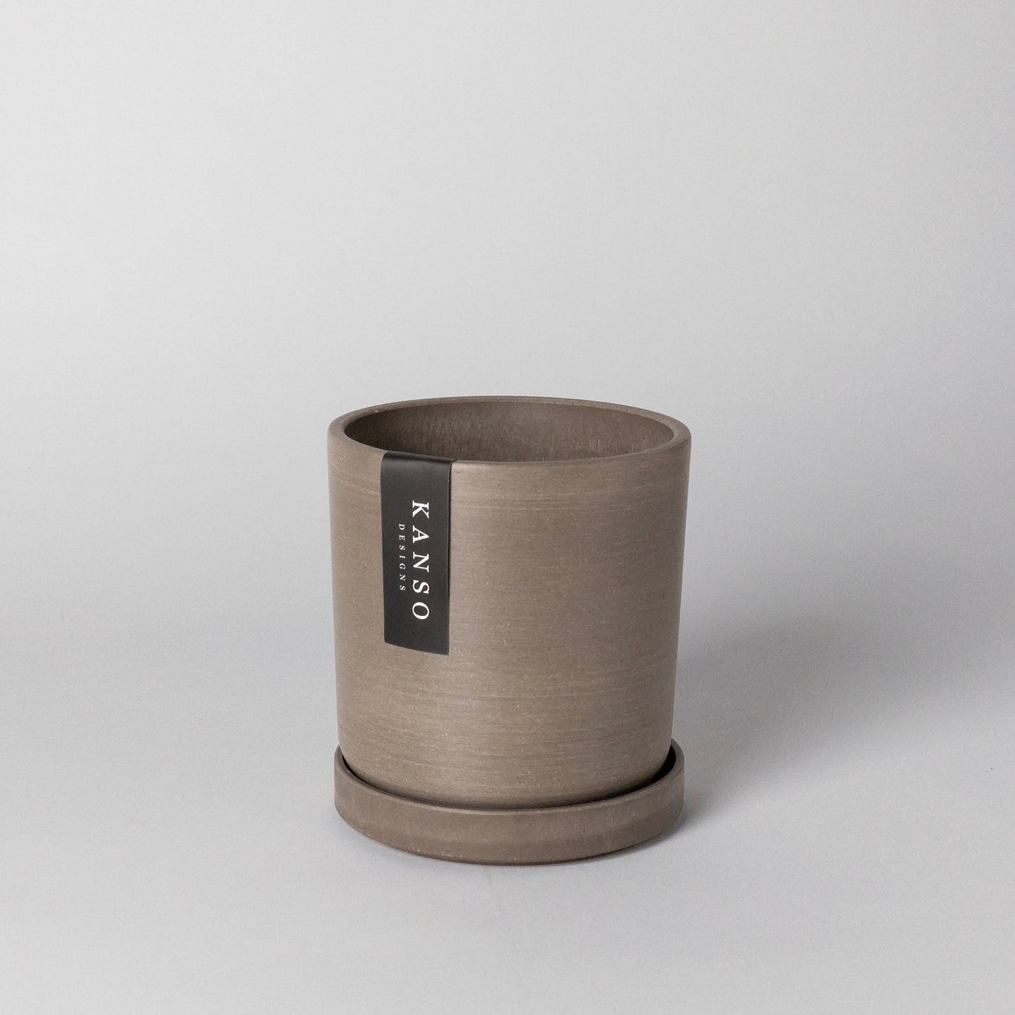 Signature Earth Tone Planters & Saucer