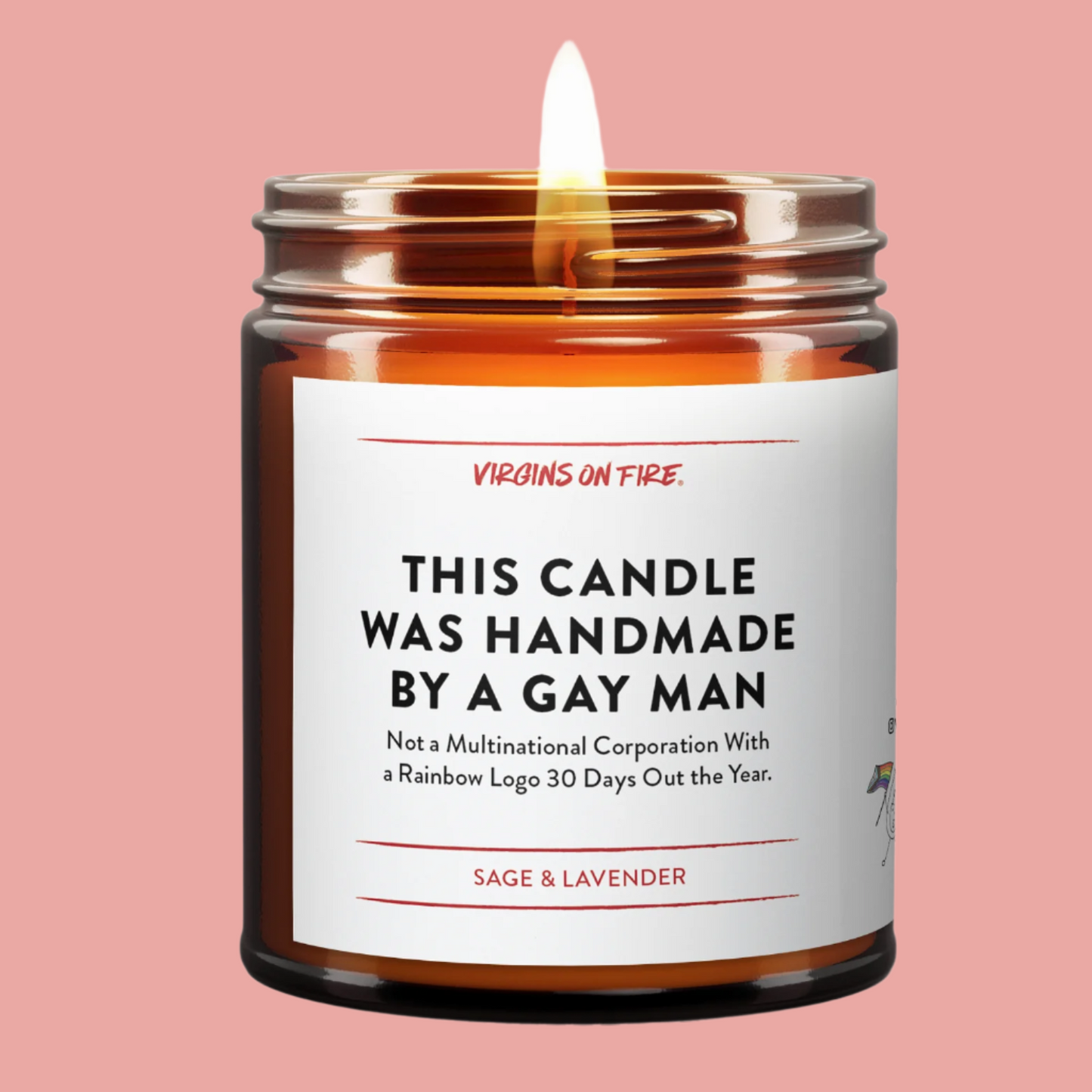 This Candle Was Handmade by a Gay Man Soy Candle
