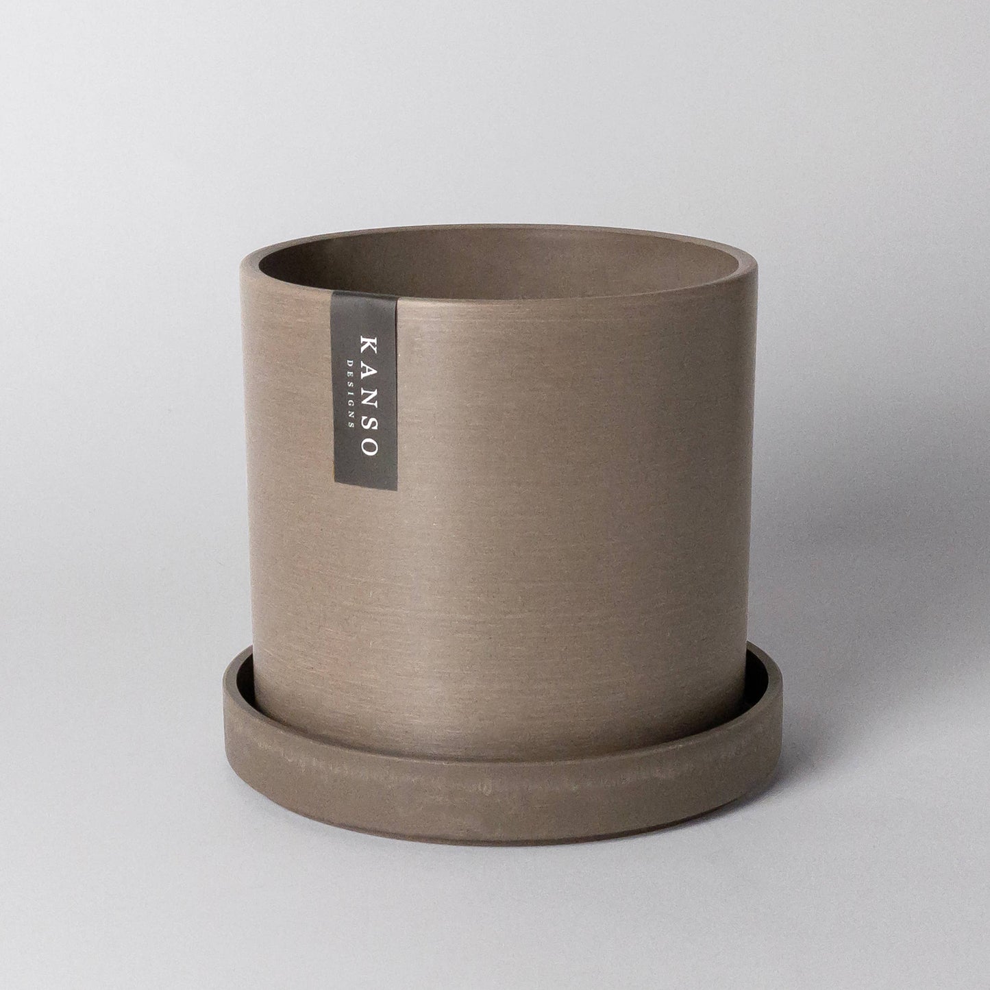 Signature Earth Tone Planters & Saucer