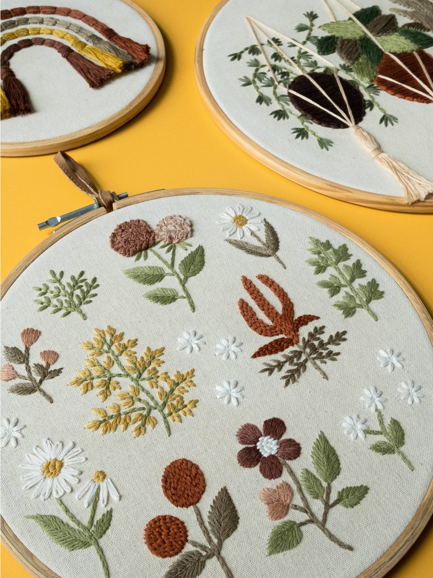 Boho Embroidery Hoop