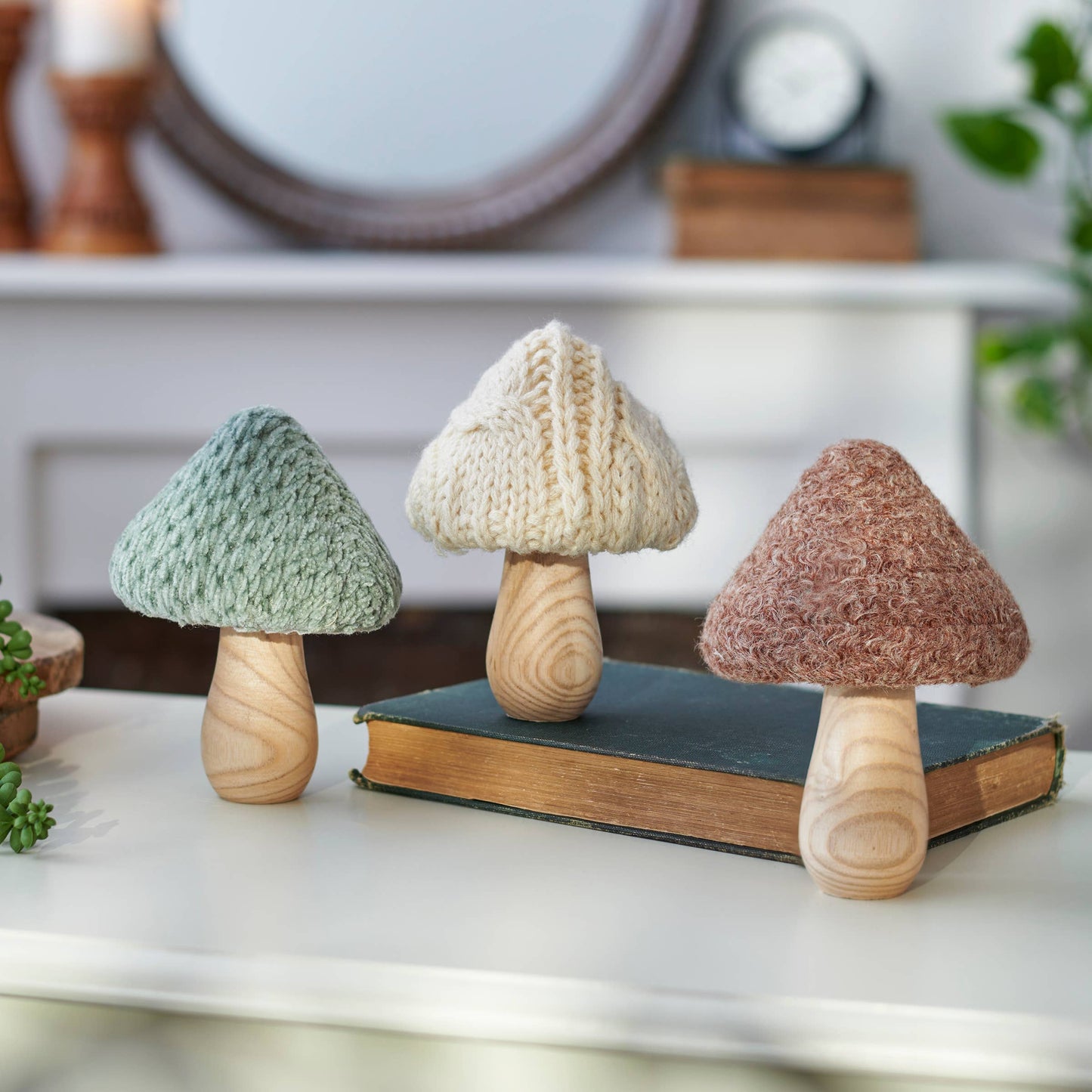 Knitted Mushroom