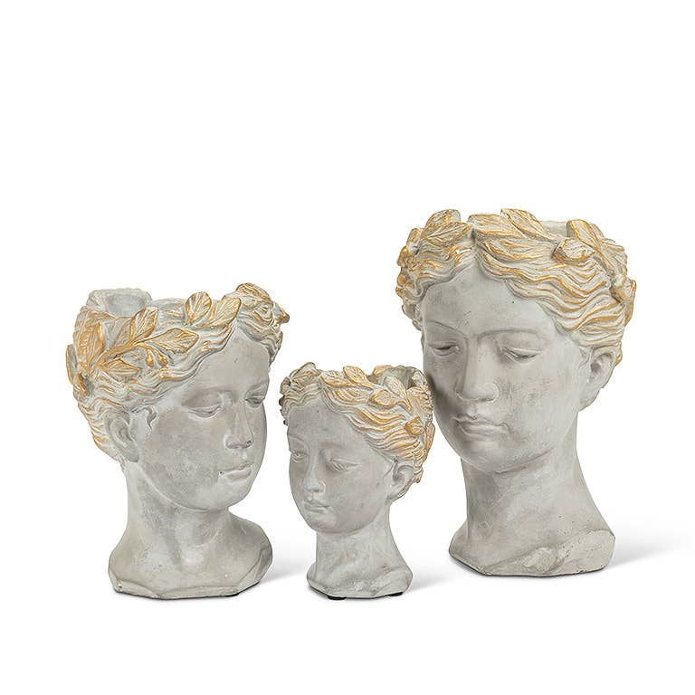 Woman Head Planter lg