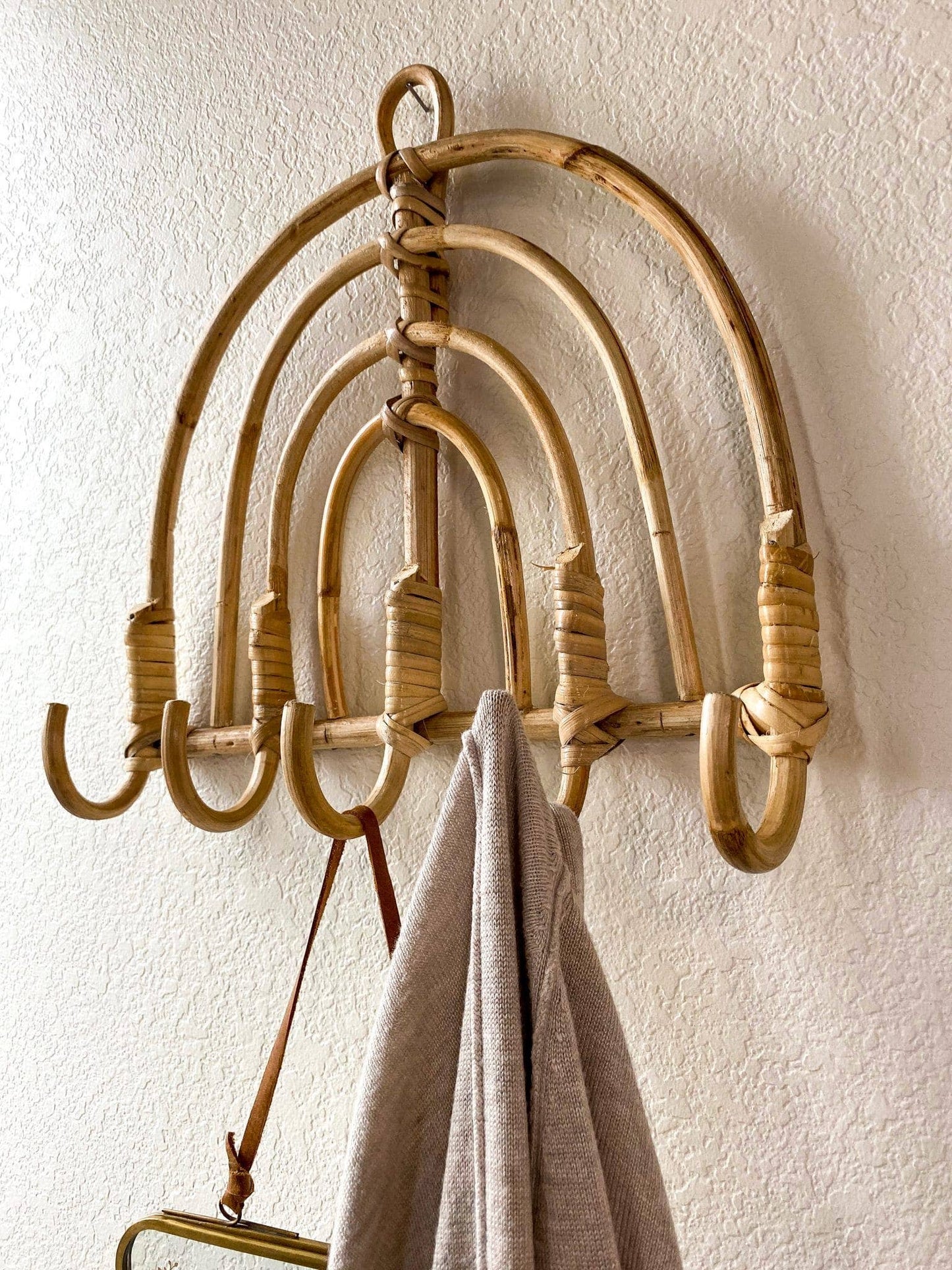 Arched Rattan Wall Hanging