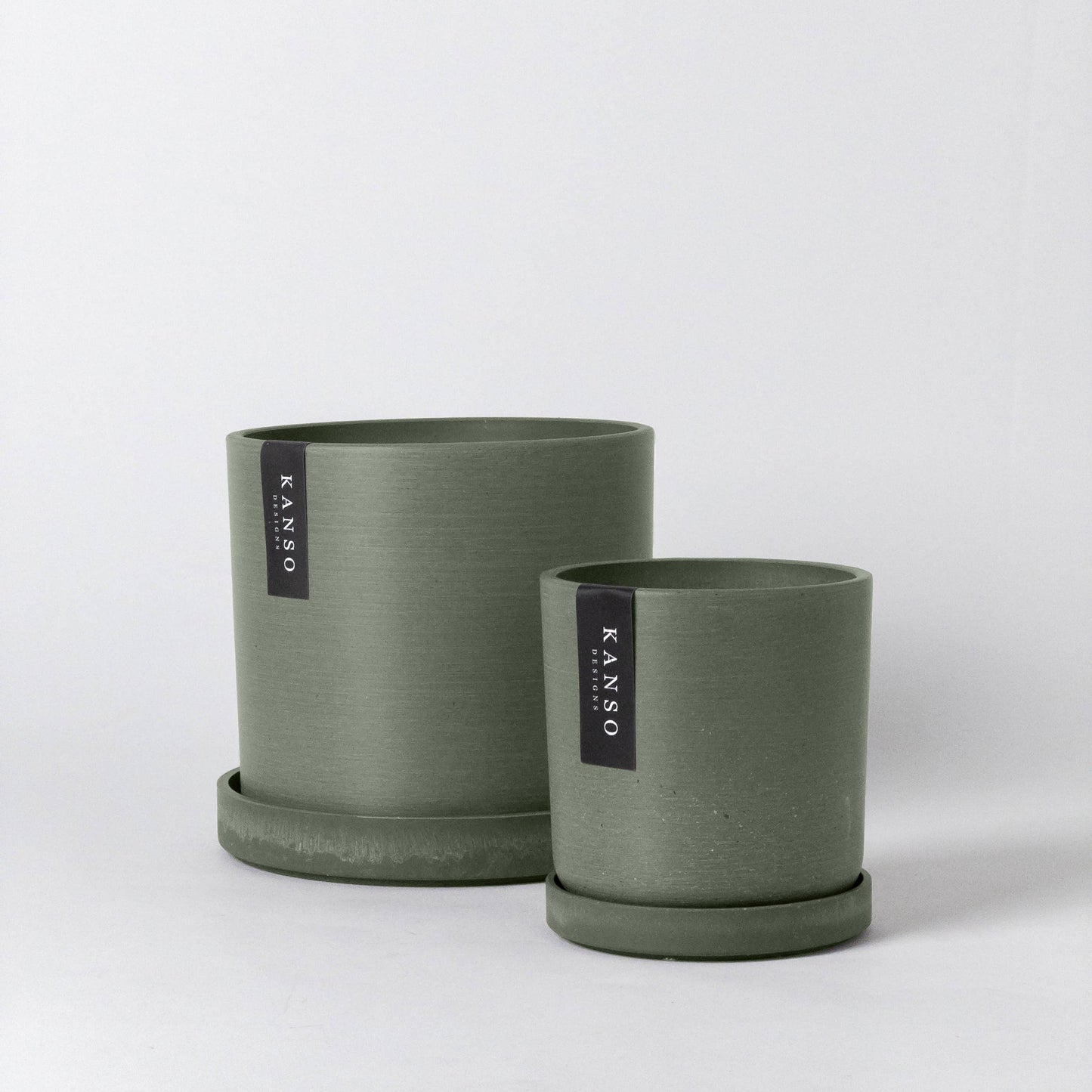 Signature Earth Tone Planters & Saucer