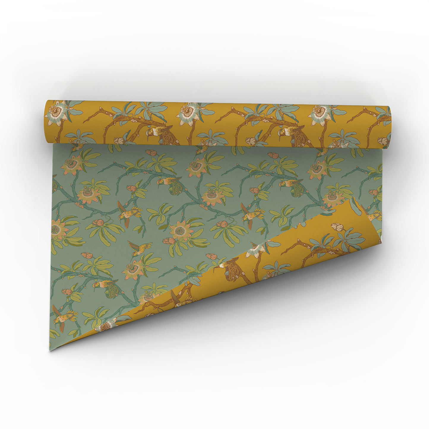 Recyclable Gift Wrap / Wrapping Paper: Hummingbirds