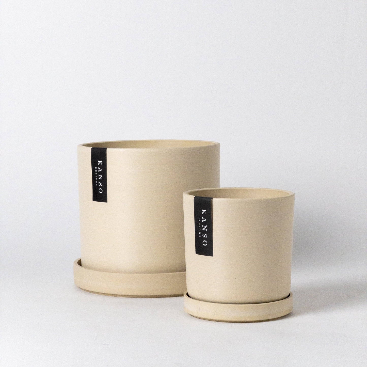 Signature Earth Tone Planters & Saucer