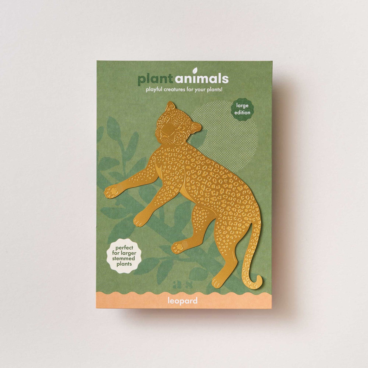 Plant Animal Leopard - brass cat decoration