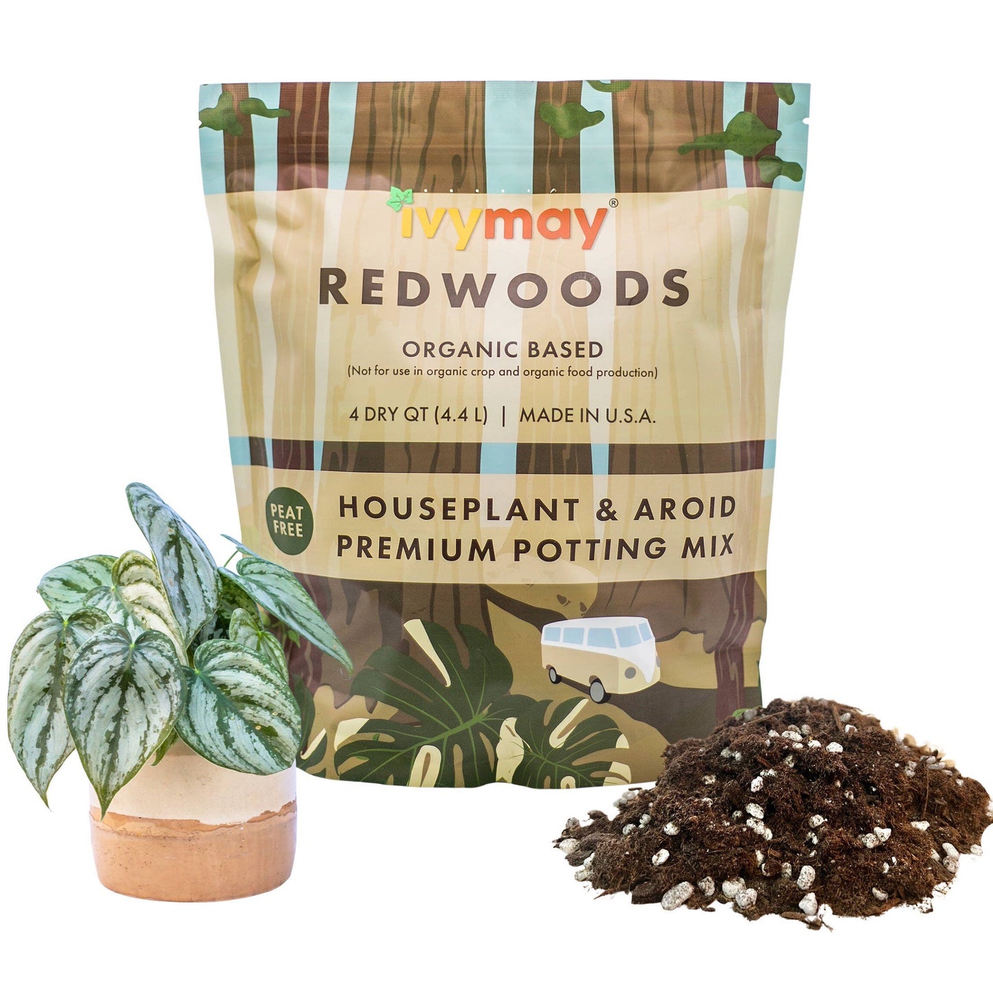 Premium Houseplant and Aroid Potting Mix (4 QT)