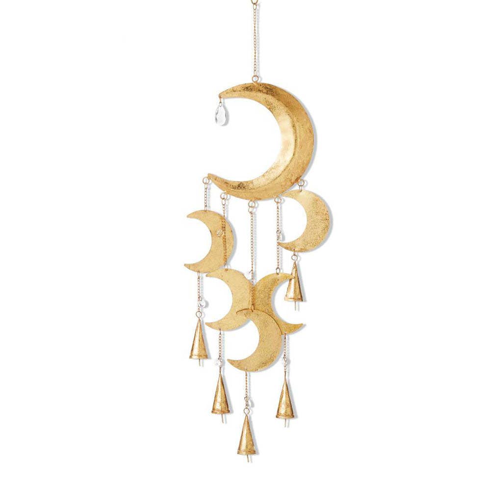 Crystal Moon Recycled Iron Chime