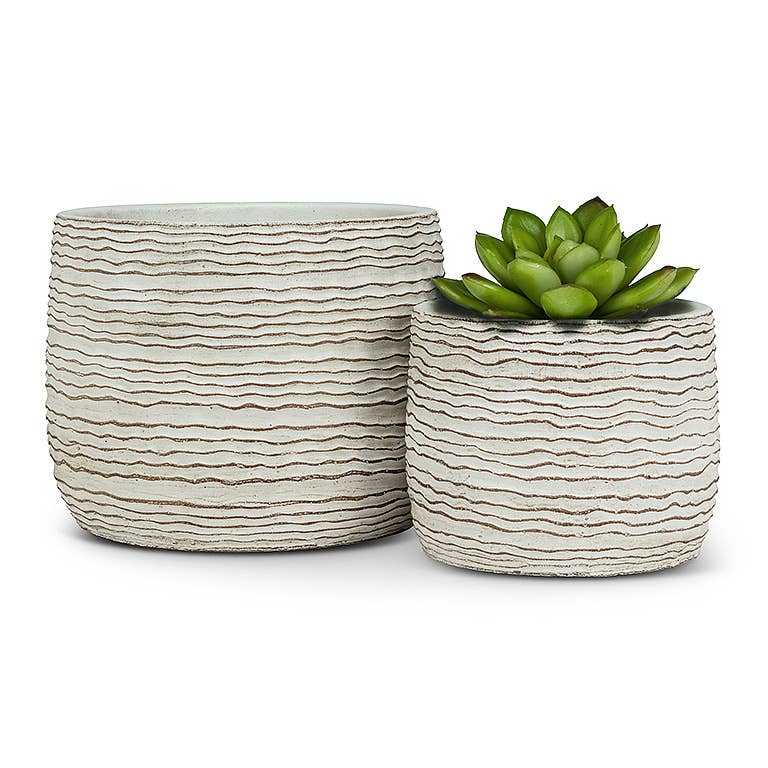 Sm Wavy Ripple Planter