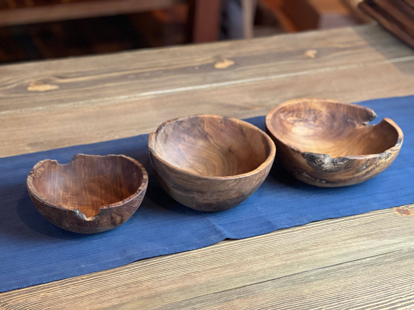 Live Edge Bowls - Nesting Set of 3