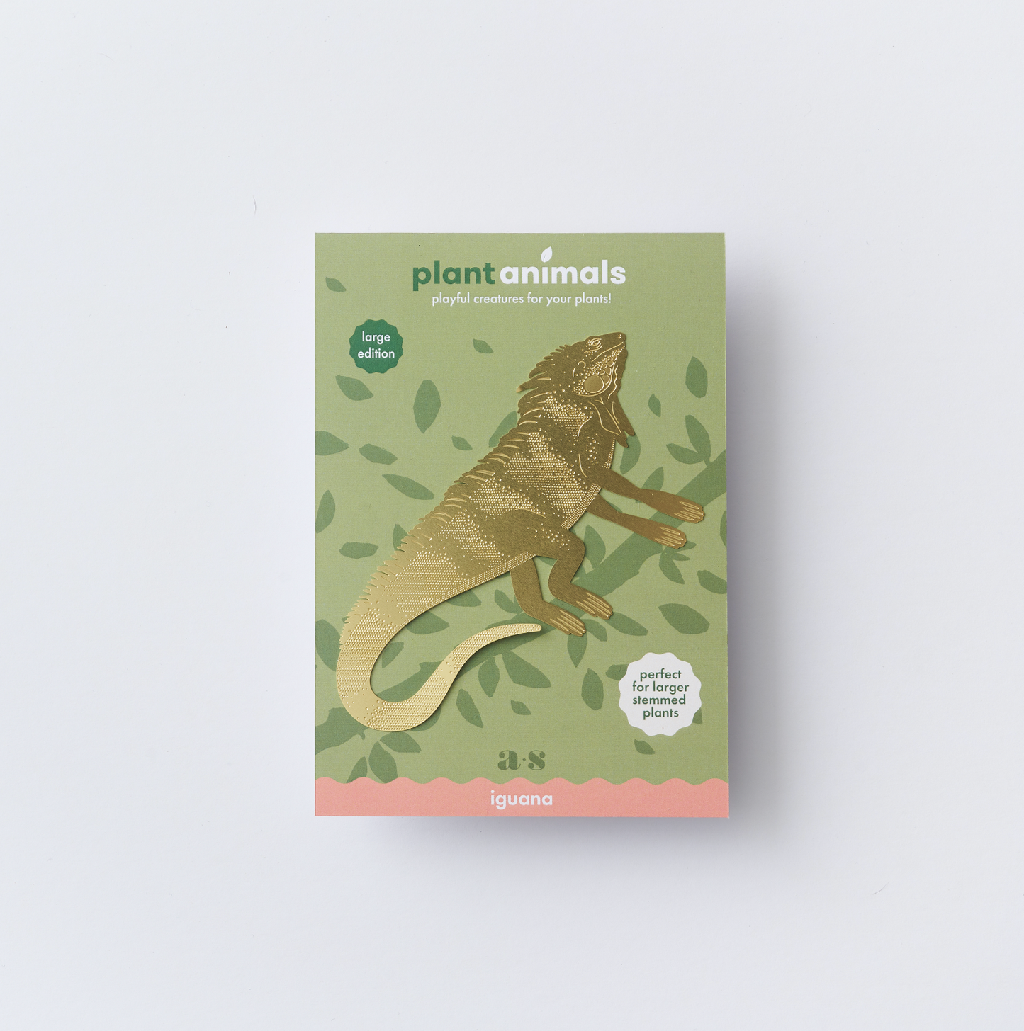 Plant Animal Iguana - brass plant decor