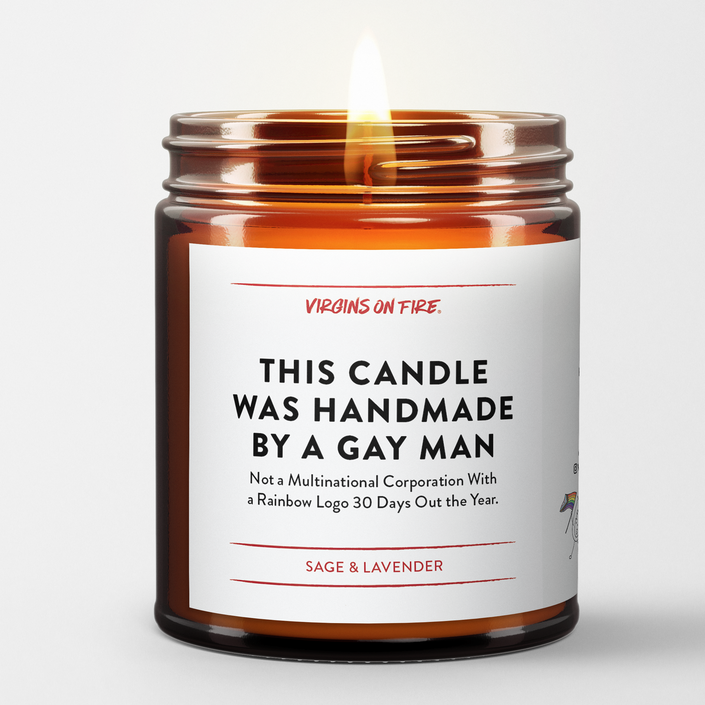 This Candle Was Handmade by a Gay Man Soy Candle
