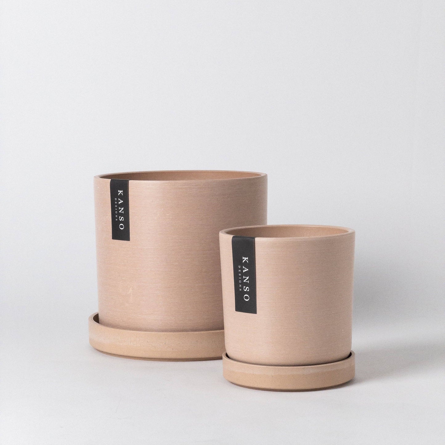 Signature Earth Tone Planters & Saucer