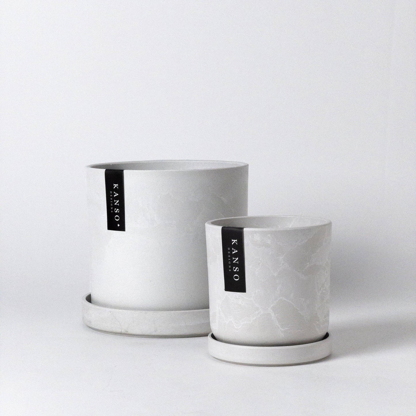 Signature Earth Tone Planters & Saucer