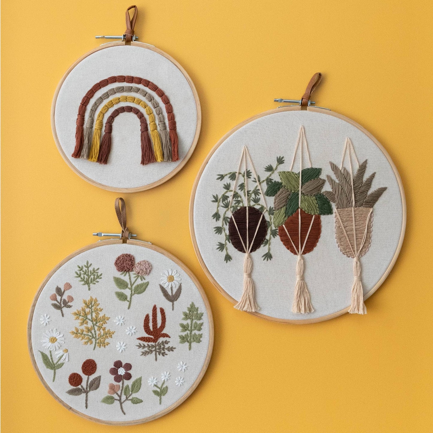Boho Embroidery Hoop