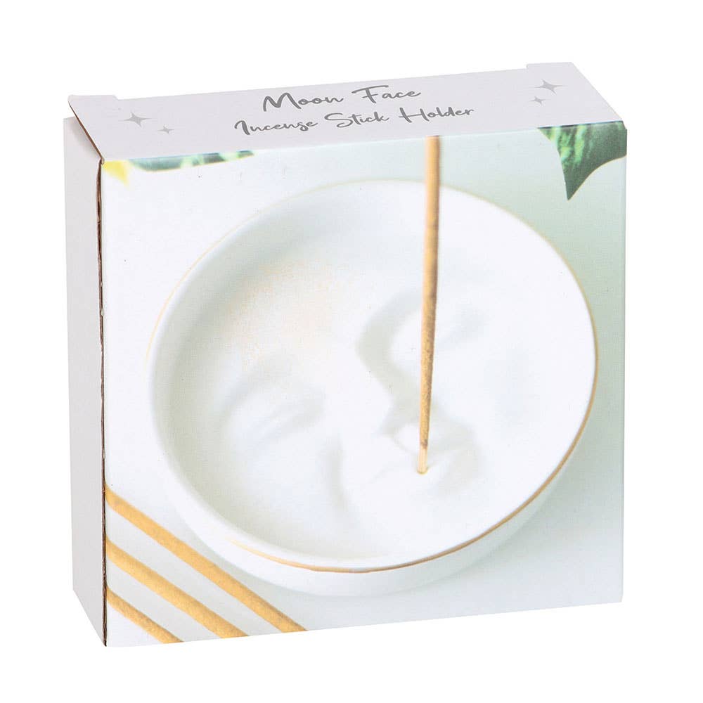 Moon Face Incense Stick Holder