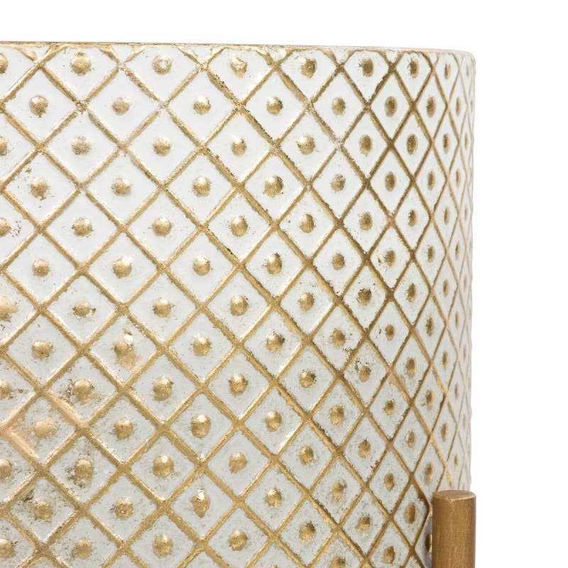 Lacey Bronze Planter