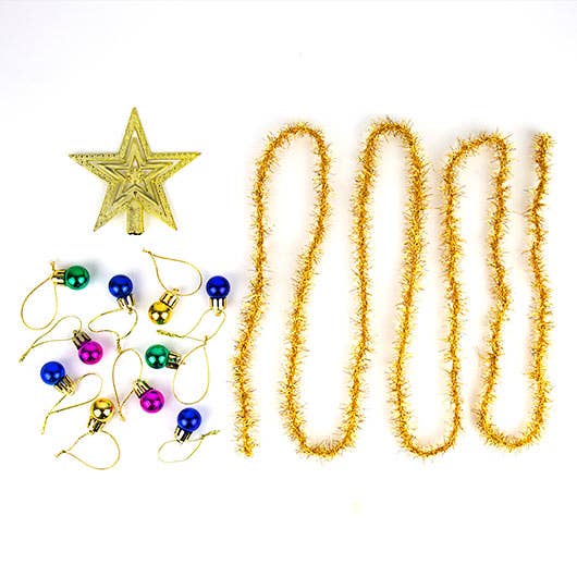 Festive Plant Baubles - Mini Christmas Tree Decorations