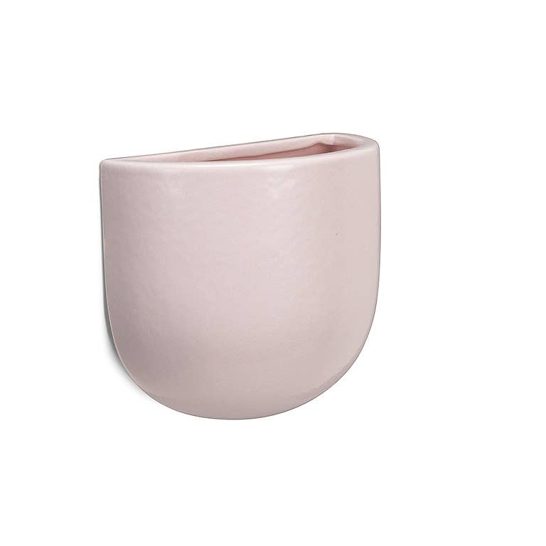 pink wall planter