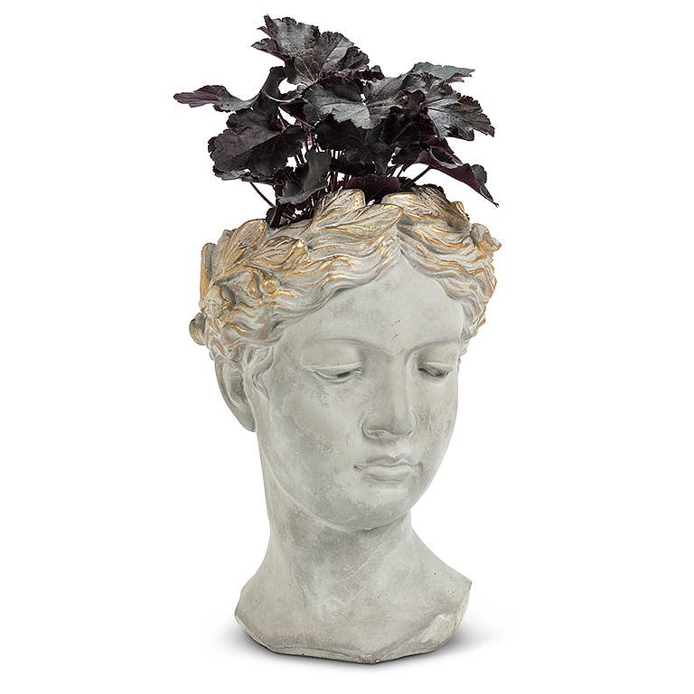Woman Head Planter lg