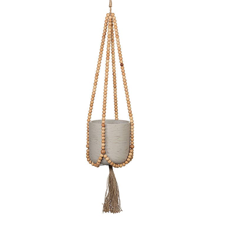 Beaded Planter Hanger