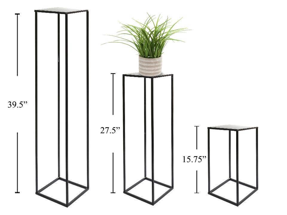Black Metal Plant Stand