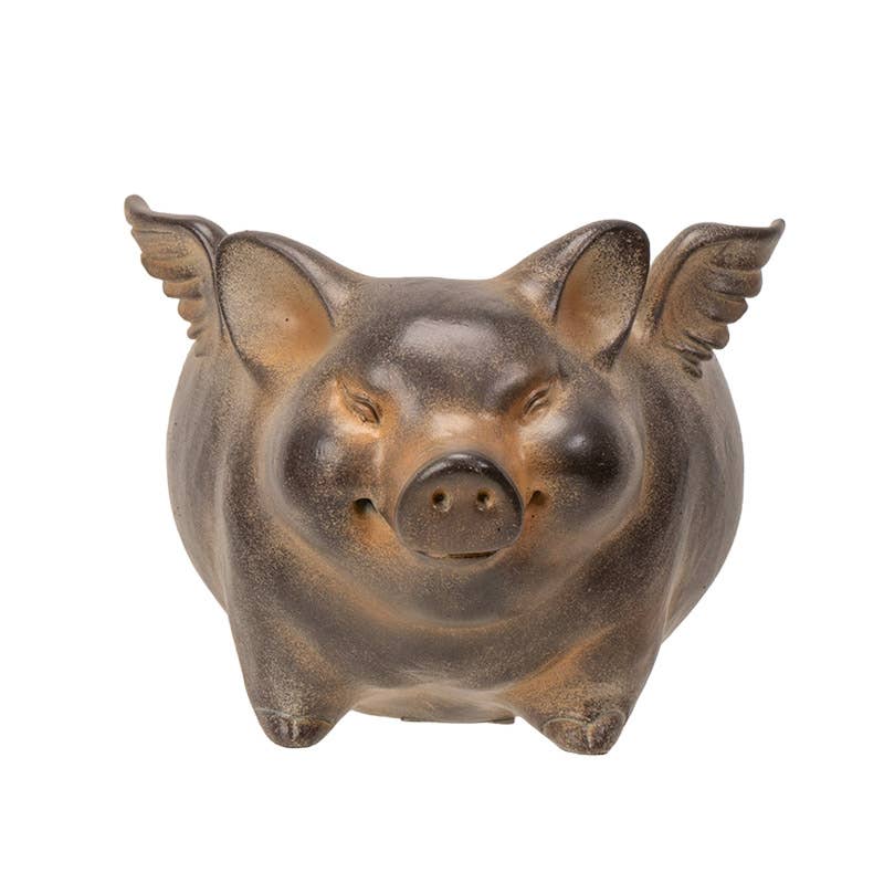 When Pigs Fly Pig Planter
