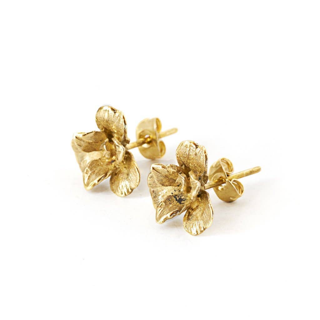 Earring Orchid Stud