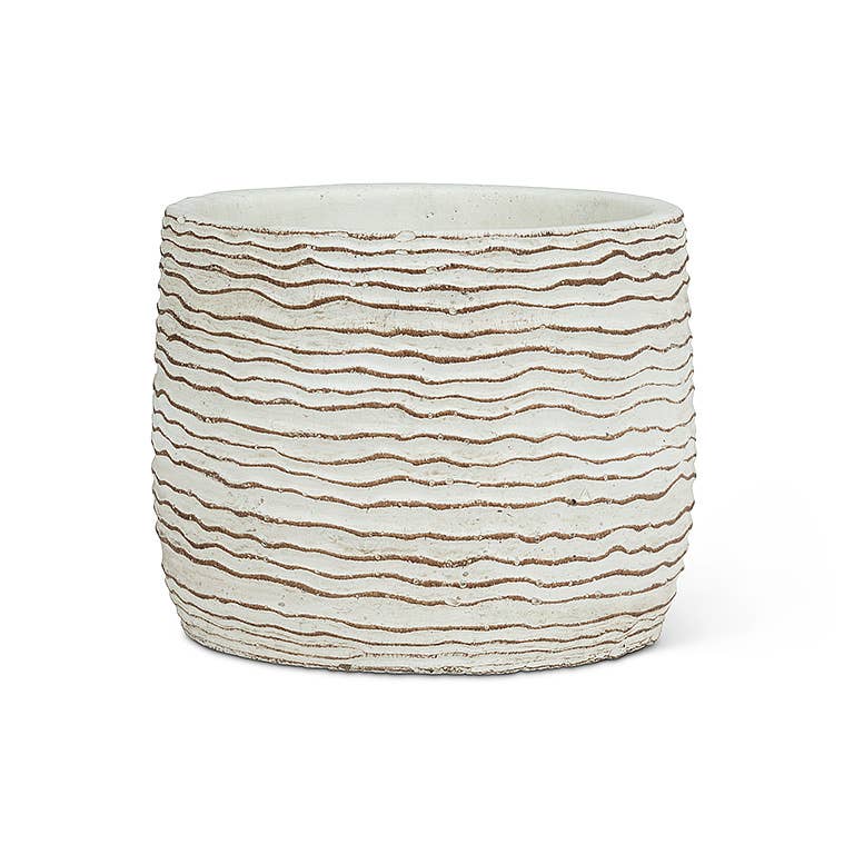 Sm Wavy Ripple Planter