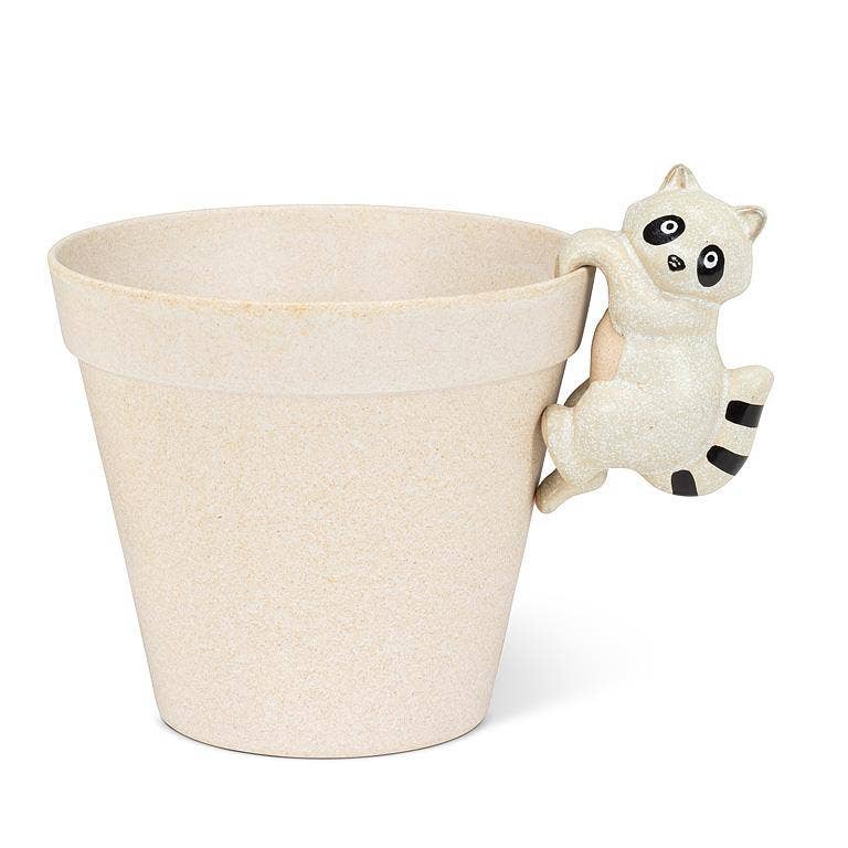 Climbing Raccoon Pot Pal