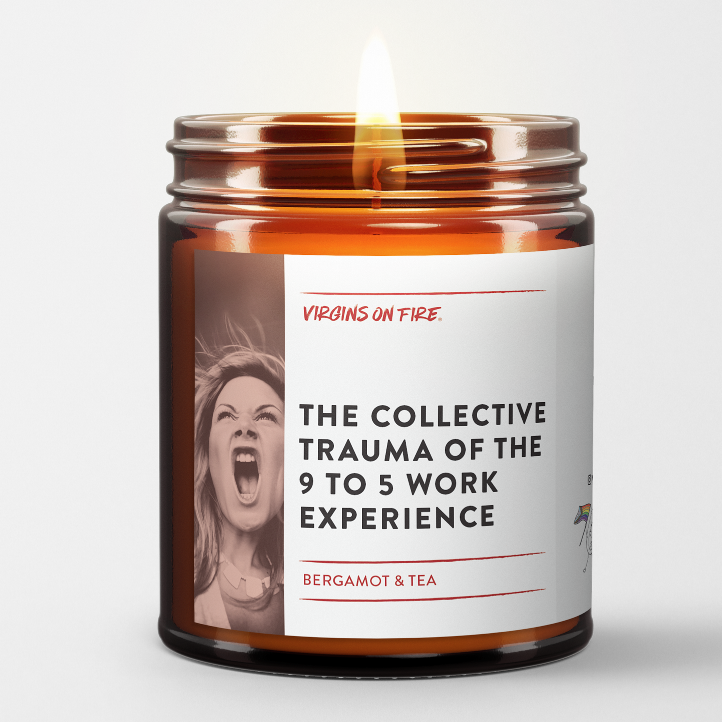 Collective Trauma of the 9-5 Work Experience Soy Candle