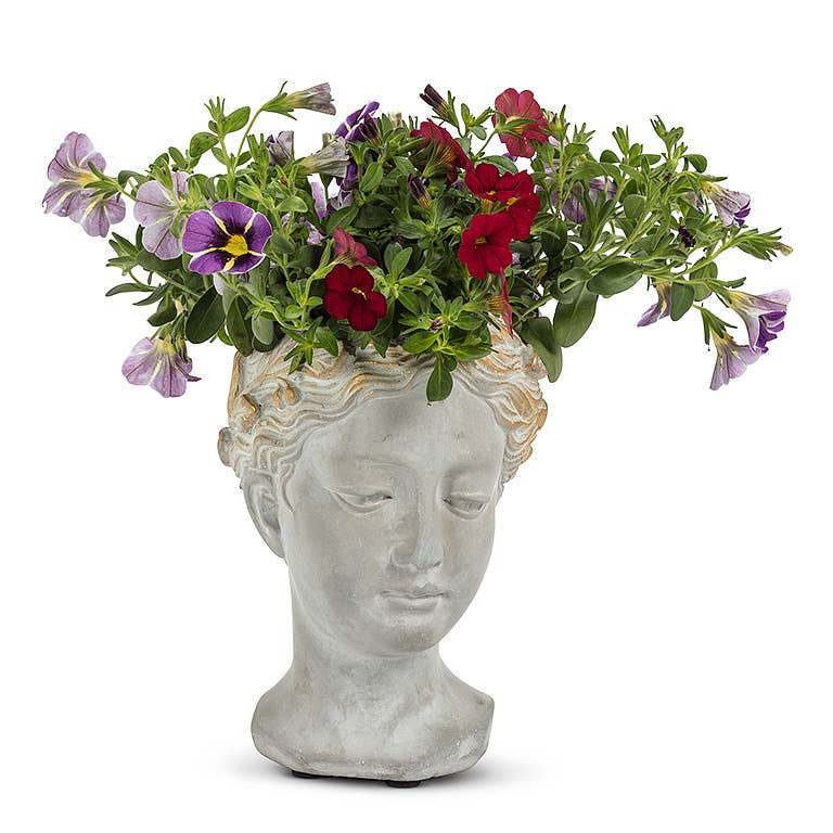 Woman Head Planter xs
