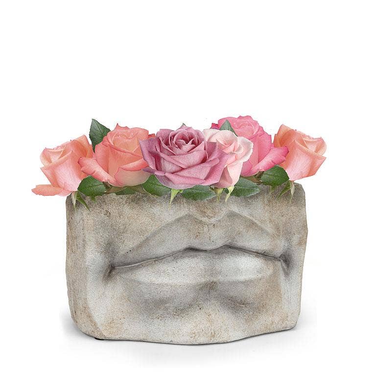 Lip Rectangle Planter-5x8"W