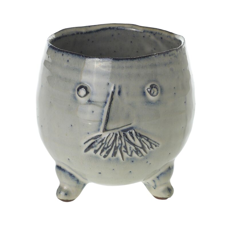 Mustache Pot