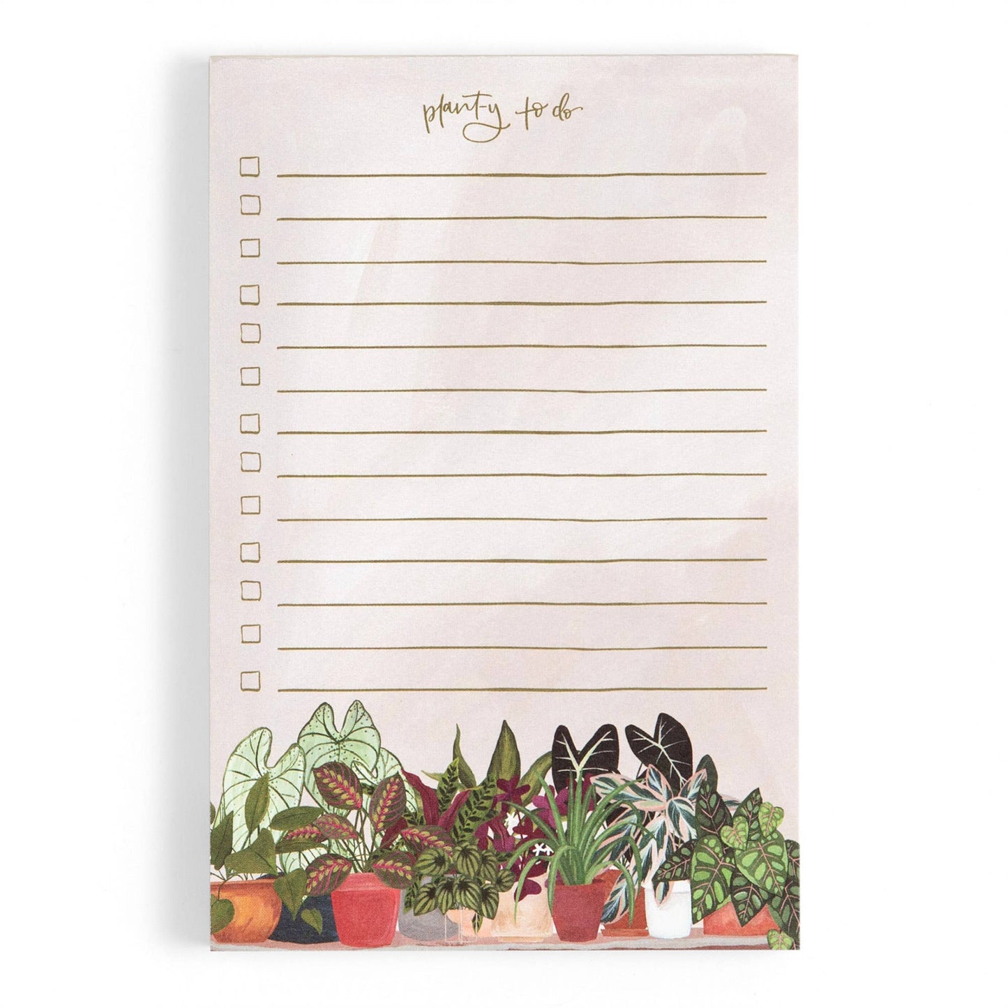 Houseplants Planty To Do Notepad