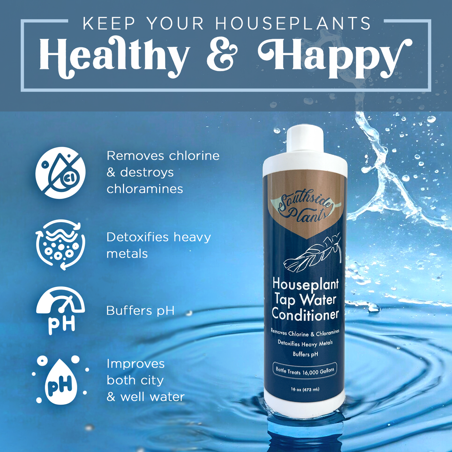 Houseplant Tap Water Conditioner