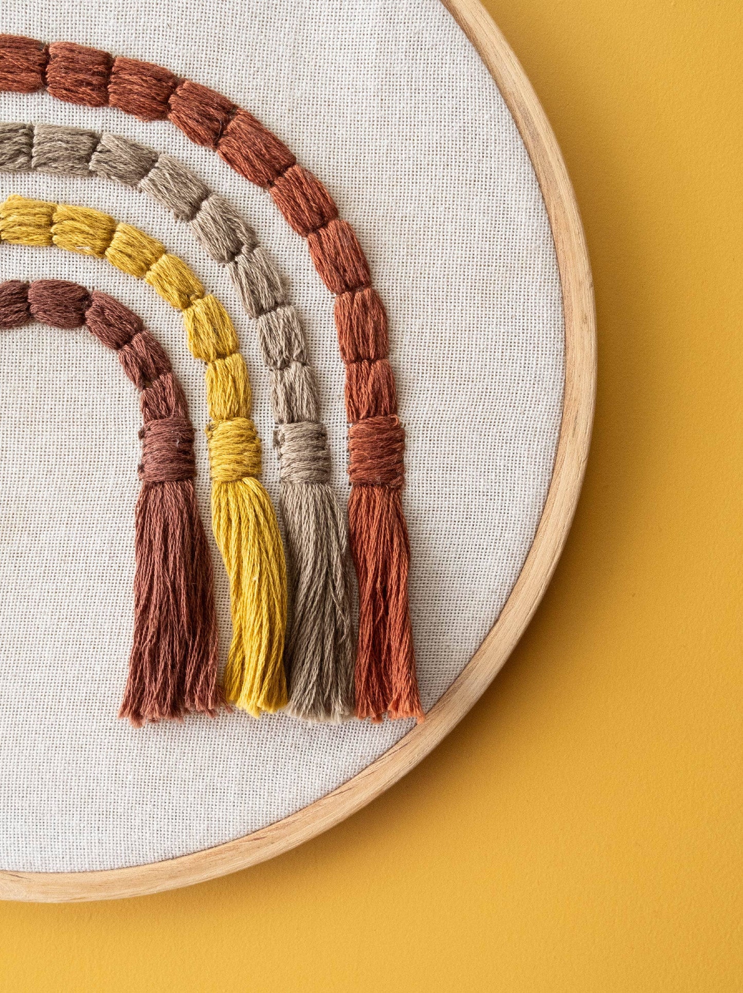 Boho Embroidery Hoop