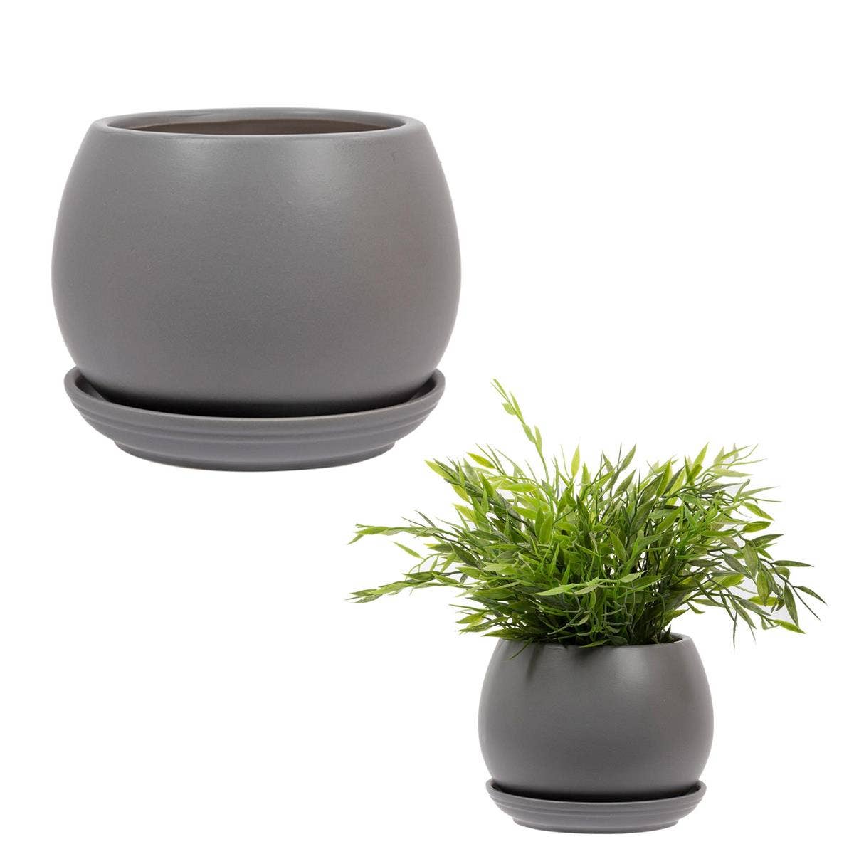 Matte Ceramic Planter