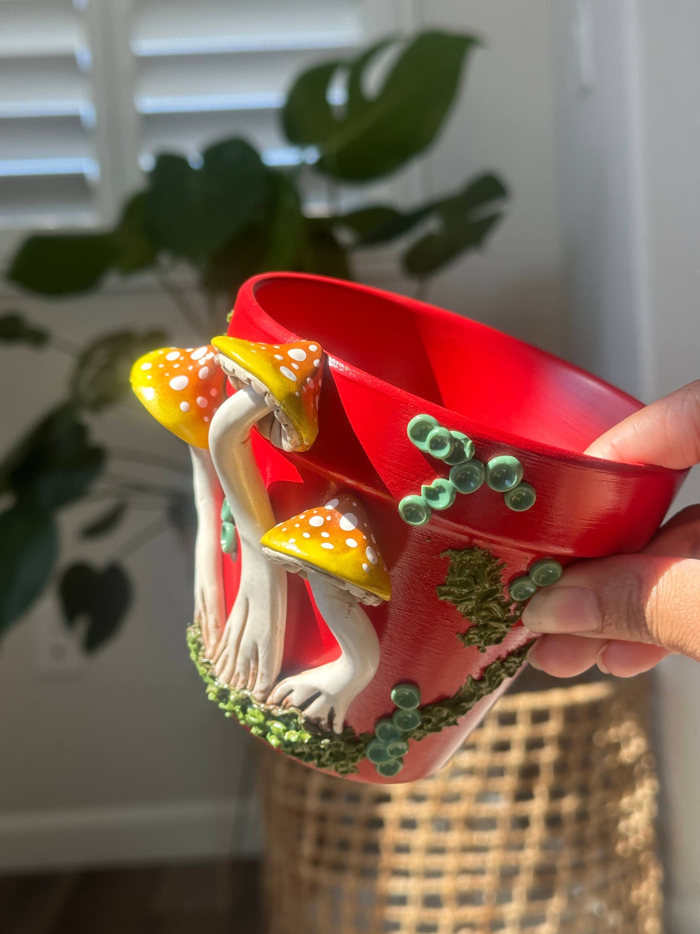 Mushroom Plant Pots