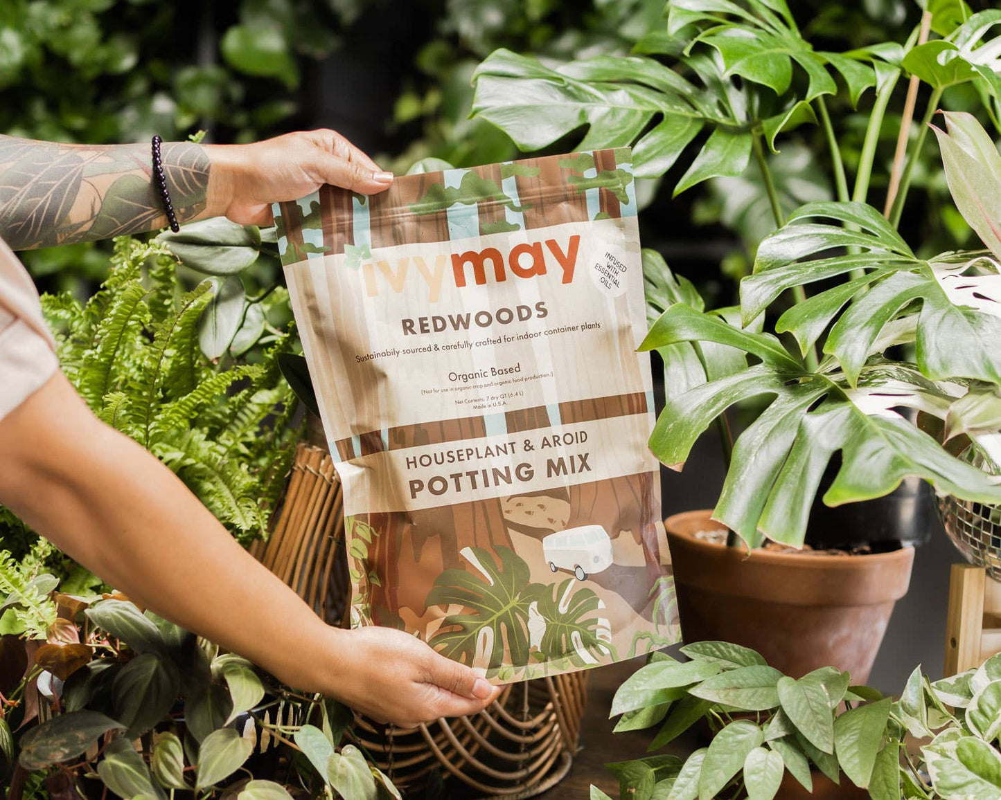 Premium Houseplant and Aroid Potting Mix (4 QT)