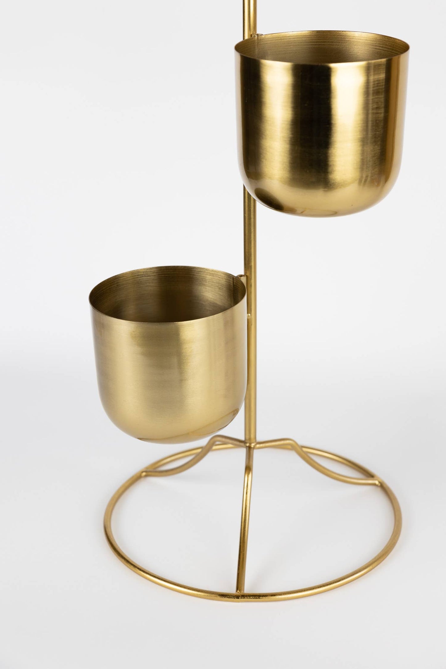 Tiered Brass Plant Stand
