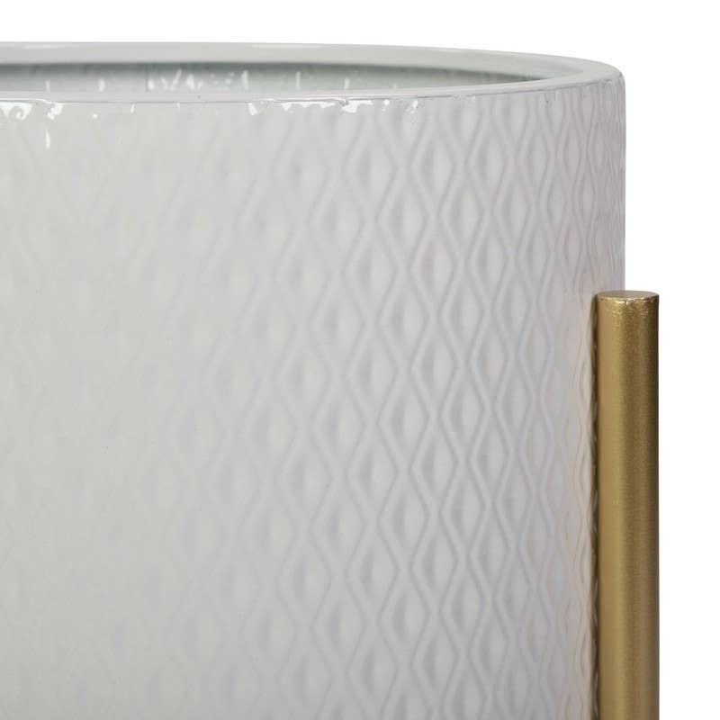 Gianna Modern White Planter