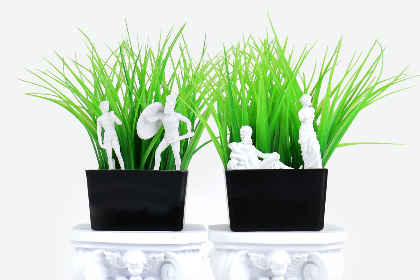 Mini Plant Pot Statues