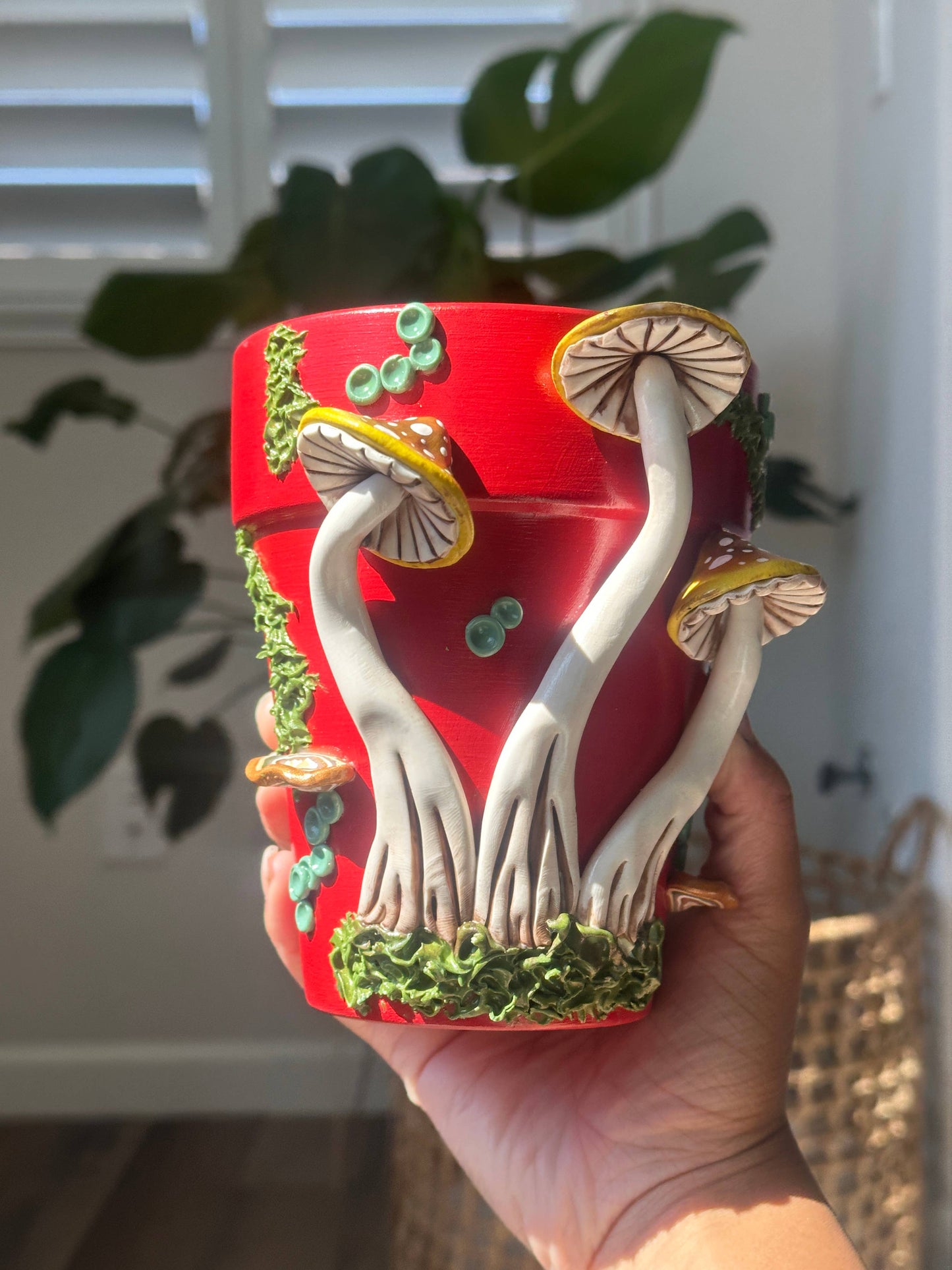 Mushroom Plant Pots