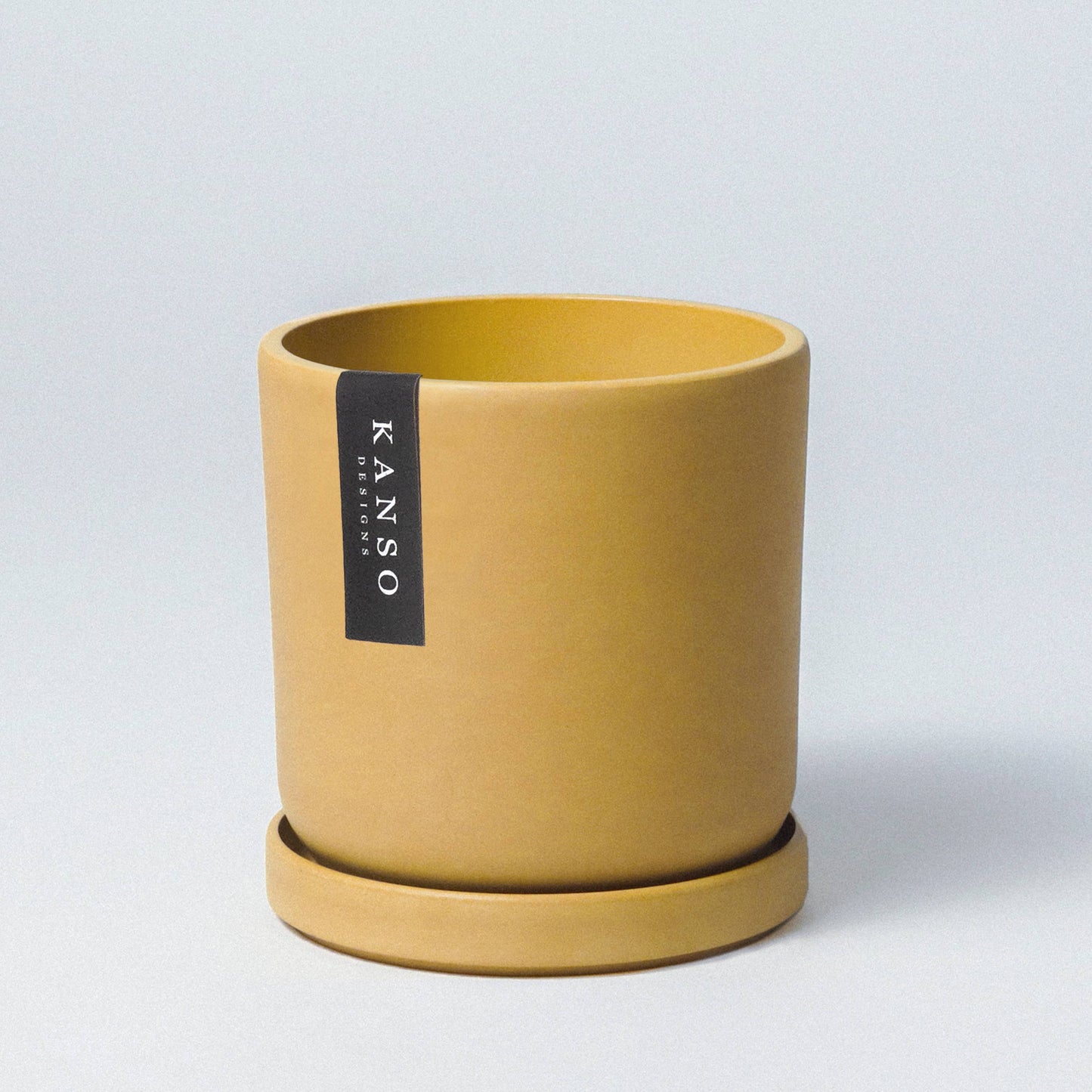 Mustard Seed & Dusted Clay Planters & Saucers