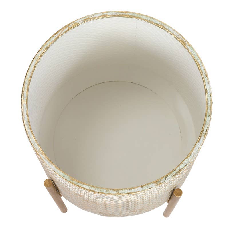 Lacey Bronze Planter